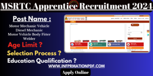 MSRTC Apprentice Recruitment 2024
