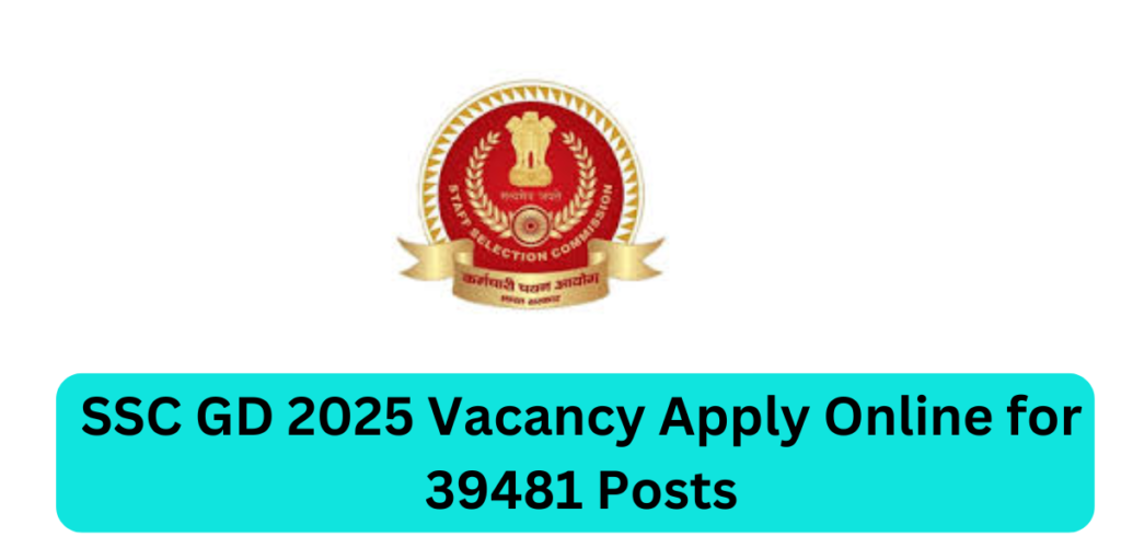 SSC GD 2025 Vacancy
