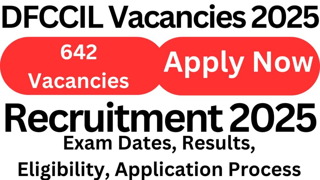 DFCCIL Recruitment 2025