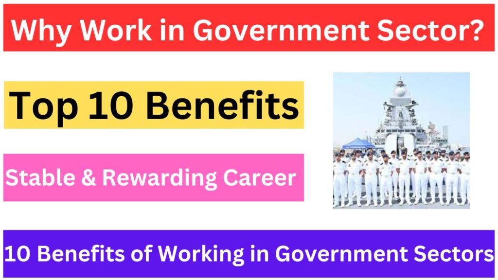 Why Work in Government Sector