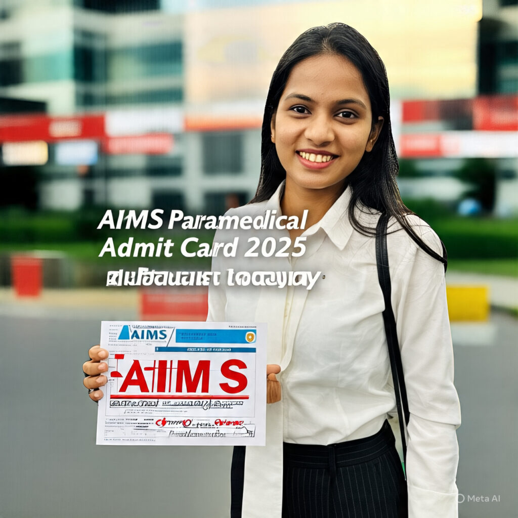 AIIMS Paramedical Admit Card 2025