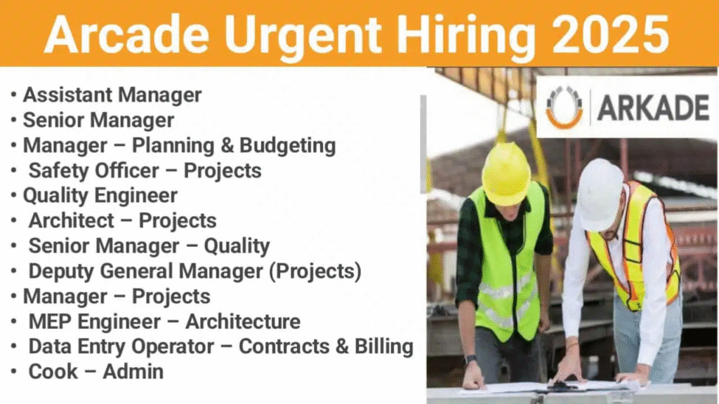 Arcade Urgent Hiring 2025