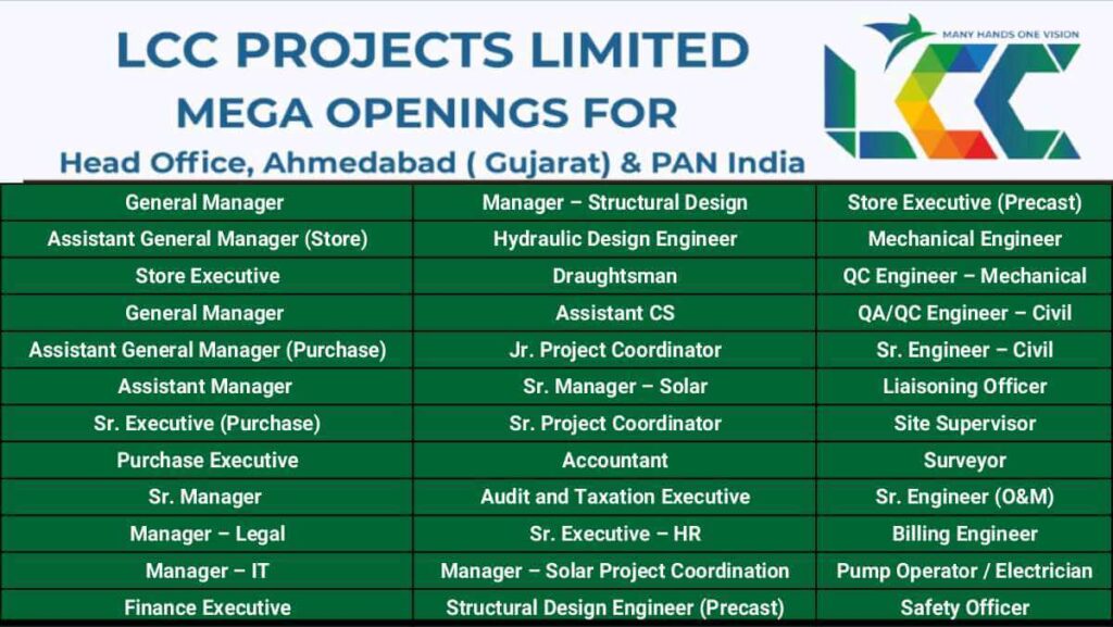 Careers at LCC Projects