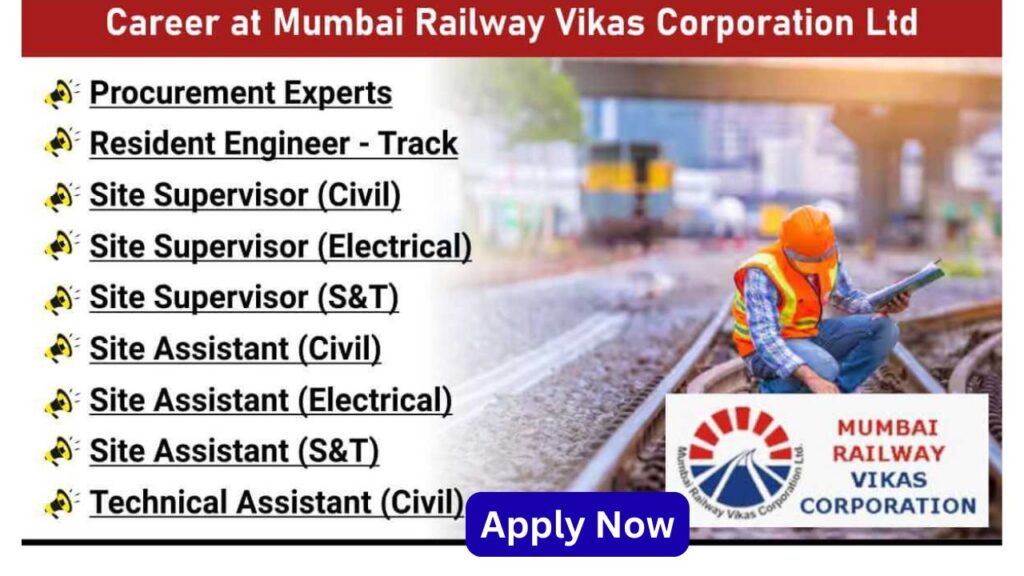Career at Mumbai Railway Vikas Corporation Ltd (MRVC)