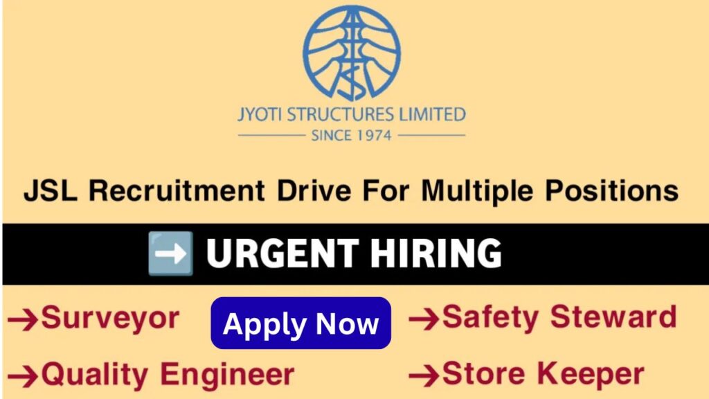 JSL Recruitment Drive 2025