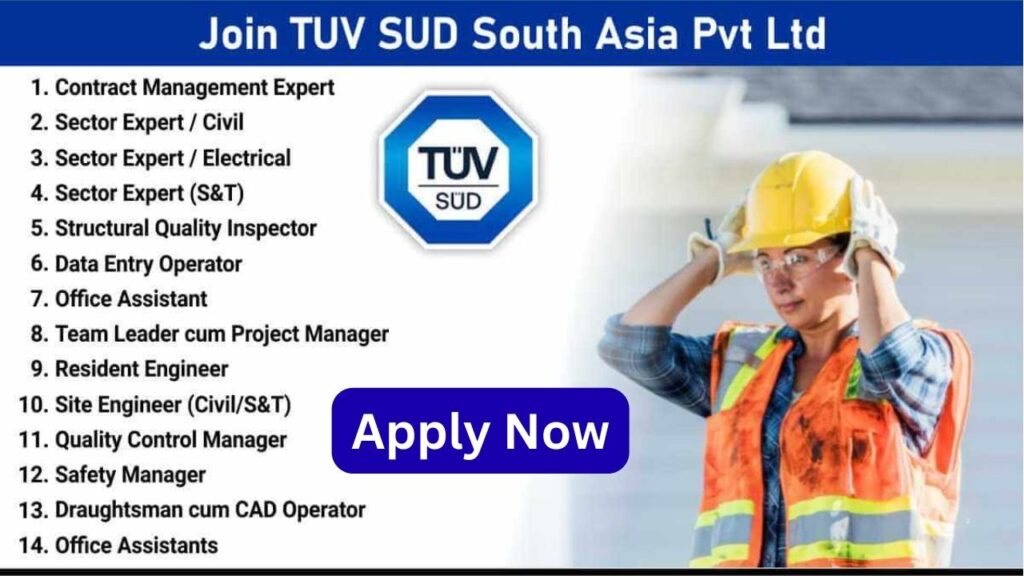 TUV SUD South Asia Pvt Ltd Recruitment 2025