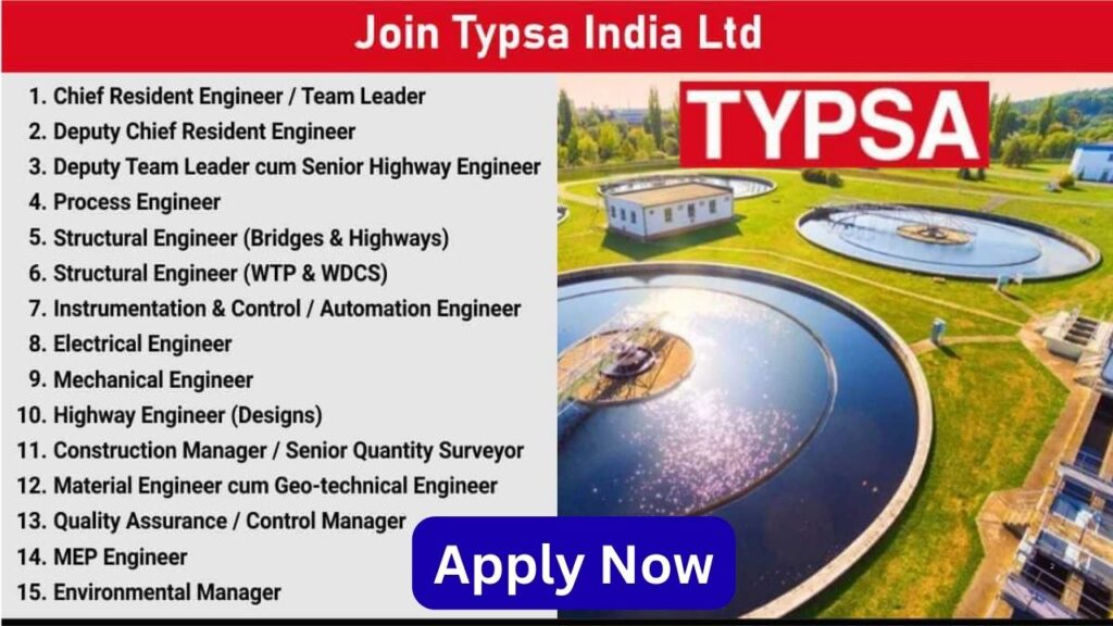 Typsa India Ltd Recruitment 2025