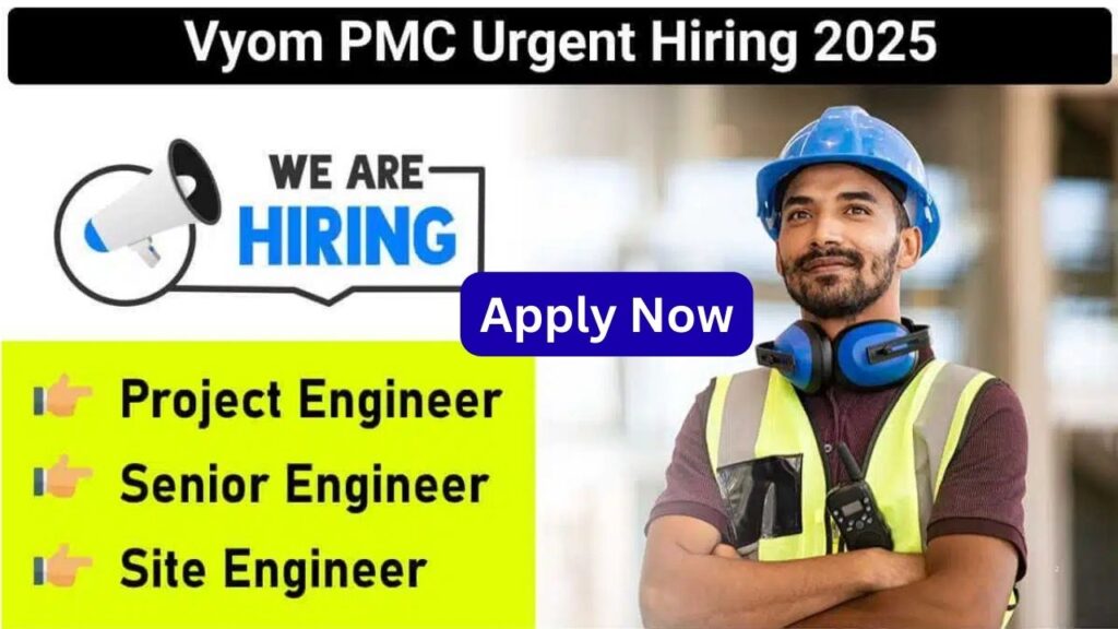 VYOM Project Management Consultancy Hiring 2025