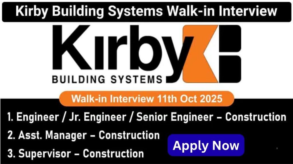 Kirby Building Systems Walk-in Interview 2025