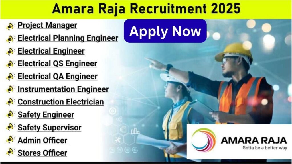 Amara Raja Recruitment 2025