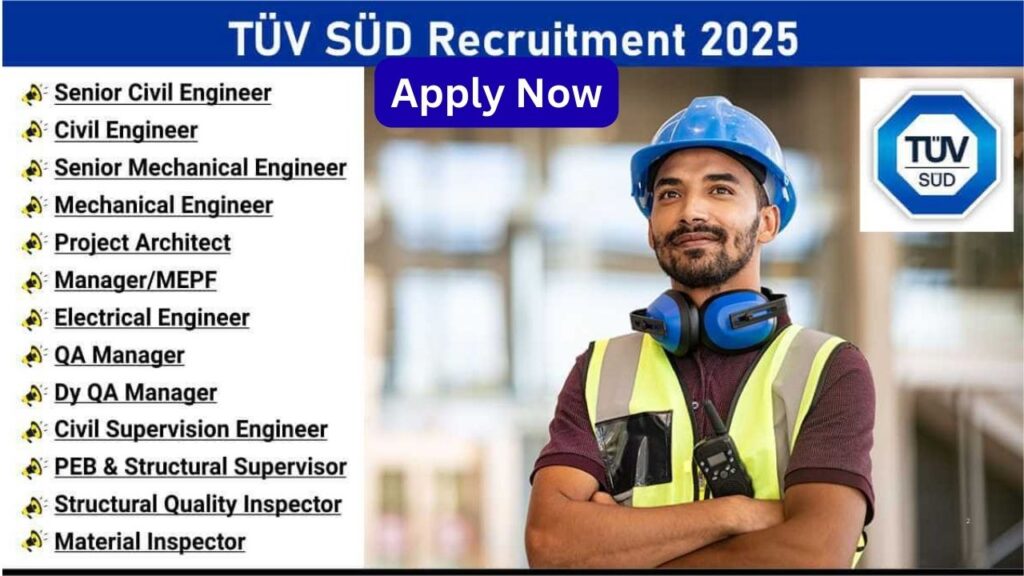 TUV SUD Recruitment 2025