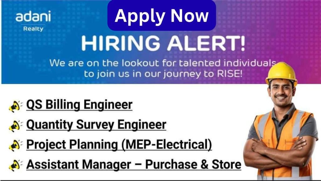 Adani Realty Hiring 2025
