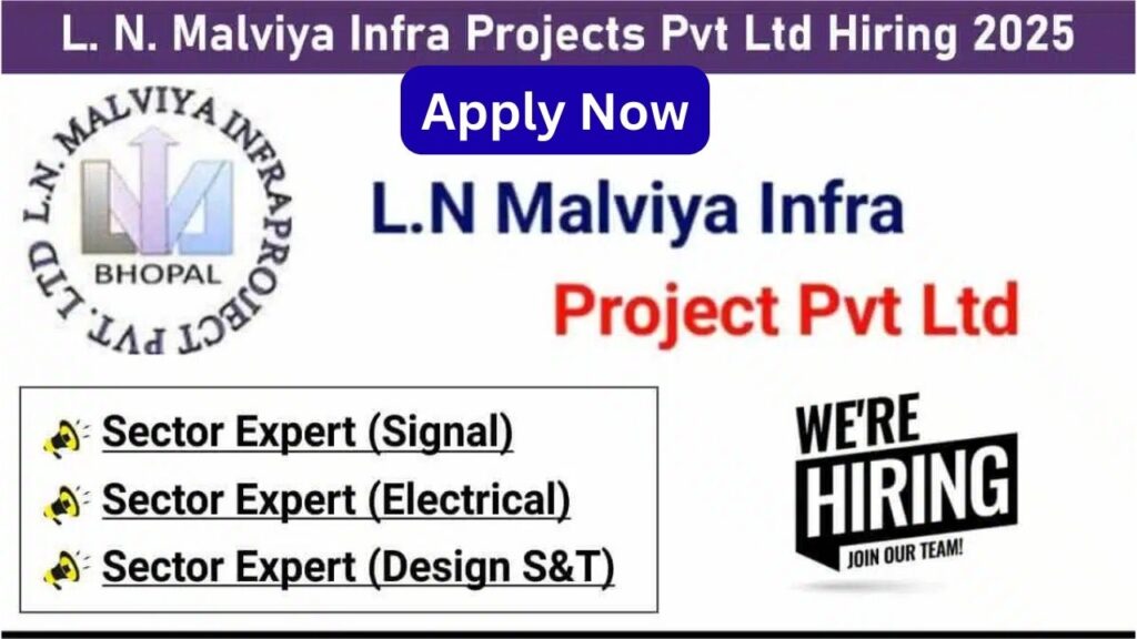 L N Malviya Infra Projects Pvt Ltd Hiring 2025