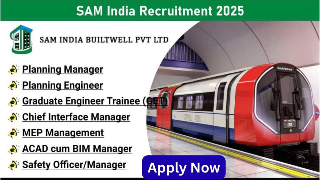 SAM India Recruitment 2025