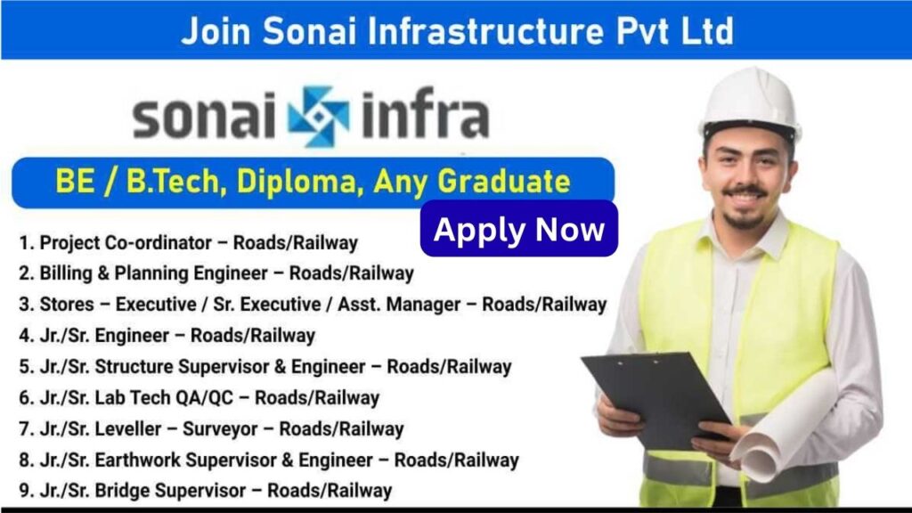 Join Sonai Infrastructure Pvt Ltd