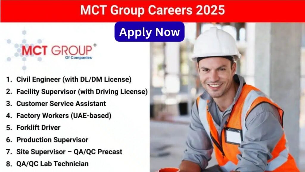 MCT Group Careers 2025